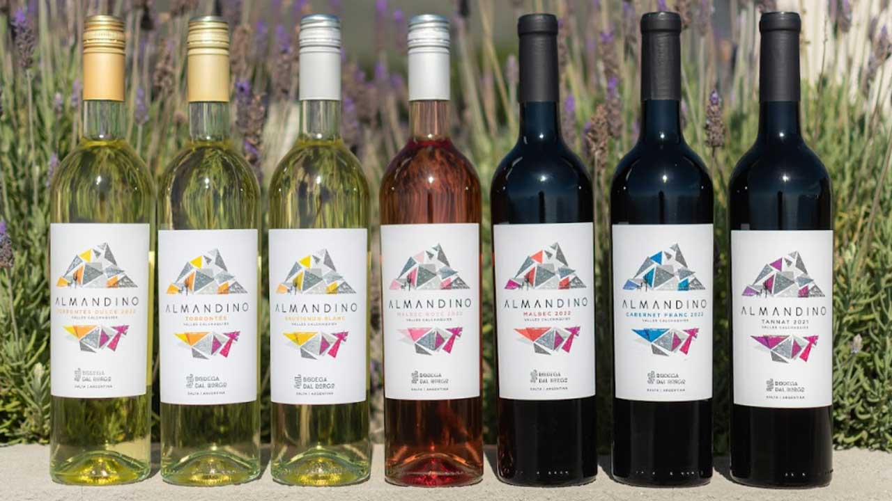 Almandino es la línea de vinos de Bodega Dal Borgo