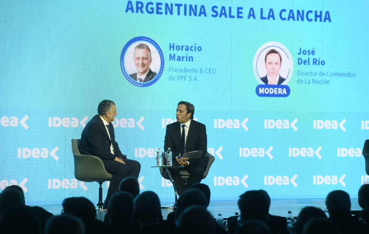 El titular de YPF, Horacio Marín, participó del Coloquio de IDEA en Mar del Plata.