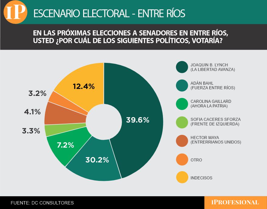Aliados con Frigerio, el espacio de Milei lidera más cómodo en Entre Ríos la carrera por el Senado