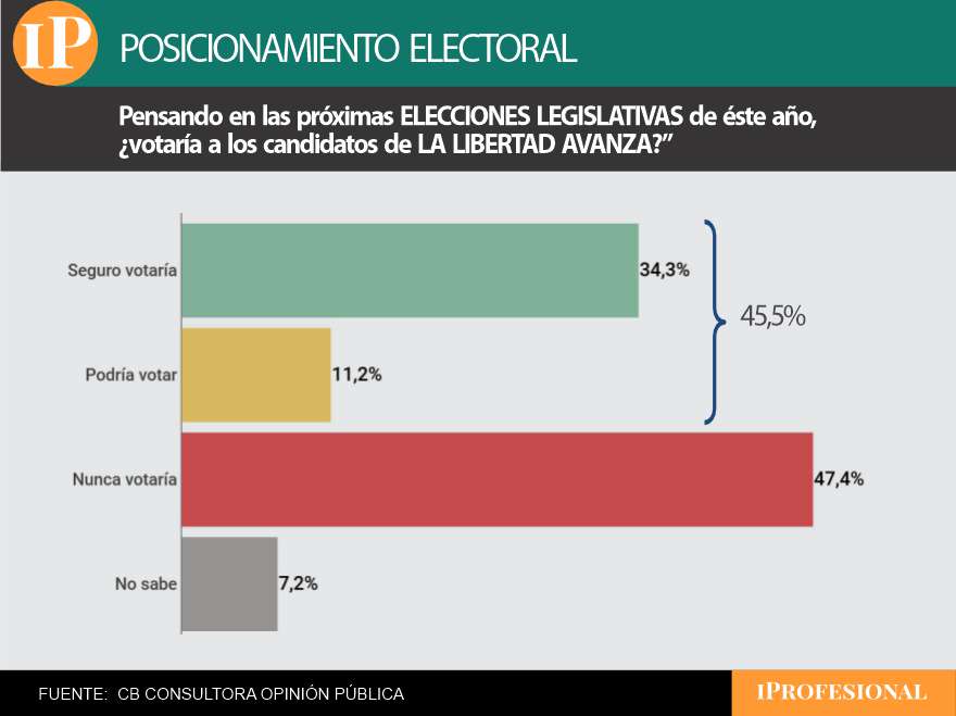 La Libertad Avanza exhibió un piso y un techo electoral más altos que el peronismo 