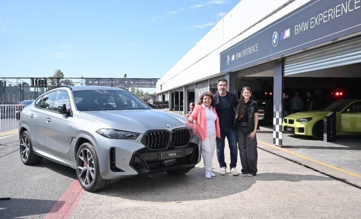 Ivana Dip, CEO de BMW Group Argentina; Fabián Turnes, Secretario de Deportes de CABA