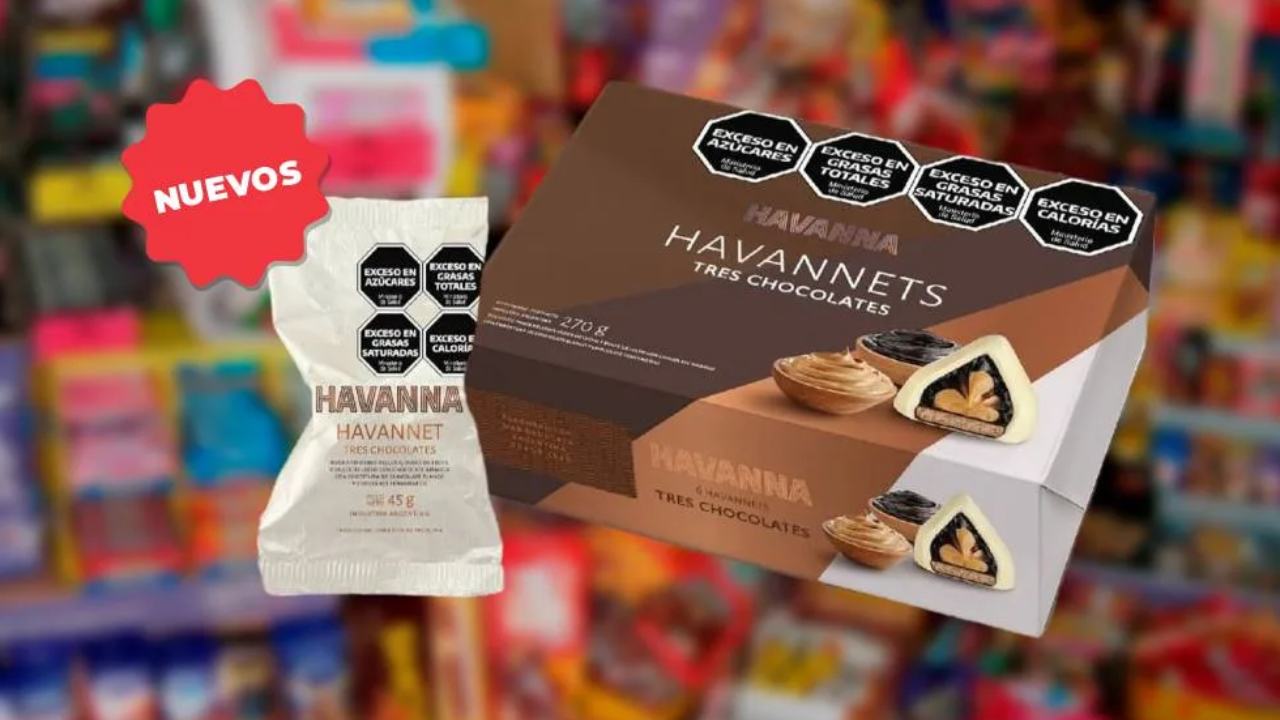 El envoltorio del nuevo producto de Havanna: Havannet de tres chocolates (foto: InfoKioskos)