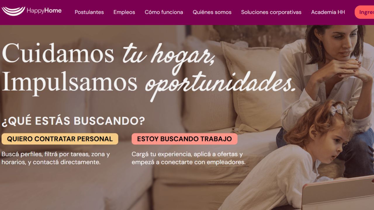 Para quienes buscan trabajo, registrarse en Happy Home es completamente gratuito