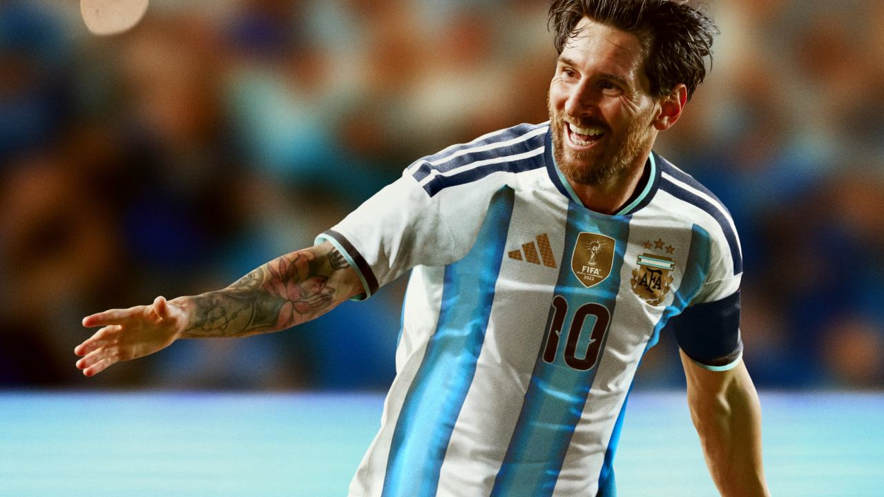 La imagen de Messi con la nueva camiseta de la Selección Argentina para el Mundial 2026
