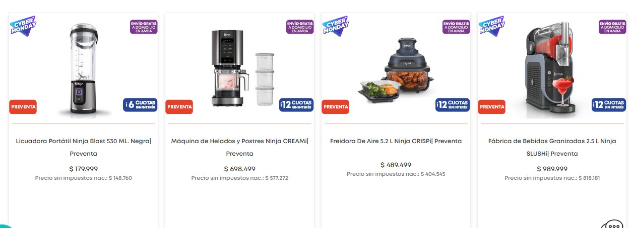 Ya está la preventa y los productos se entregan grai