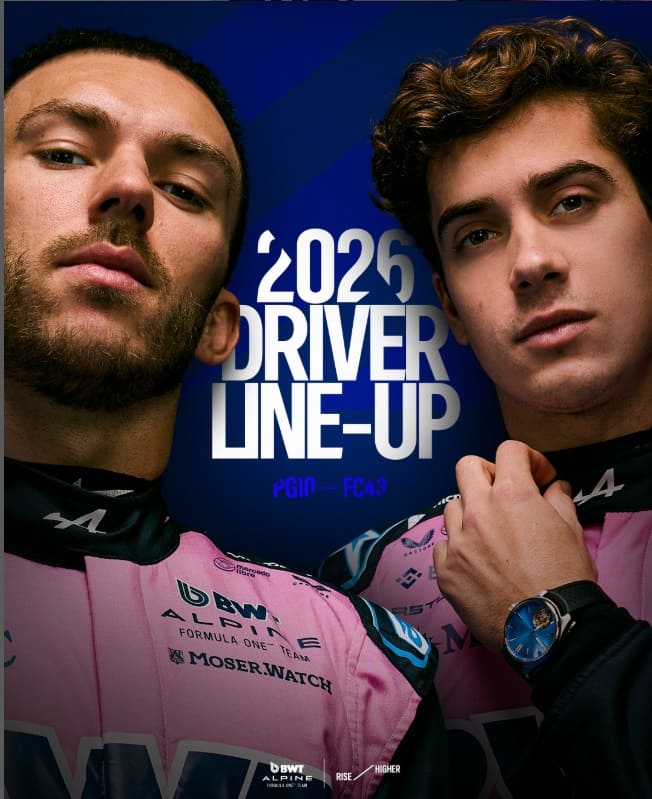 Franco Colapinto renueva con Alpine y seguirá en la Fórmula 1 en 2026