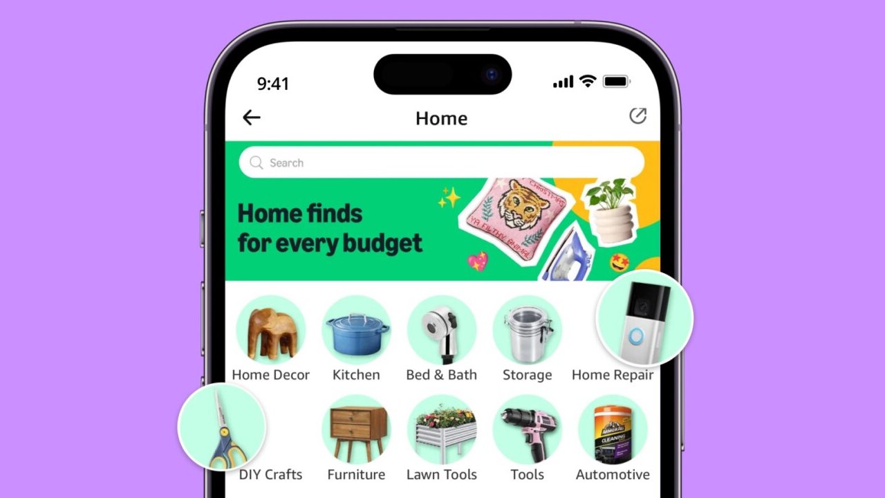Así se ve el inicio de la app Amazon Bazaar: ofrece miles de productos de hogar, deco y más
