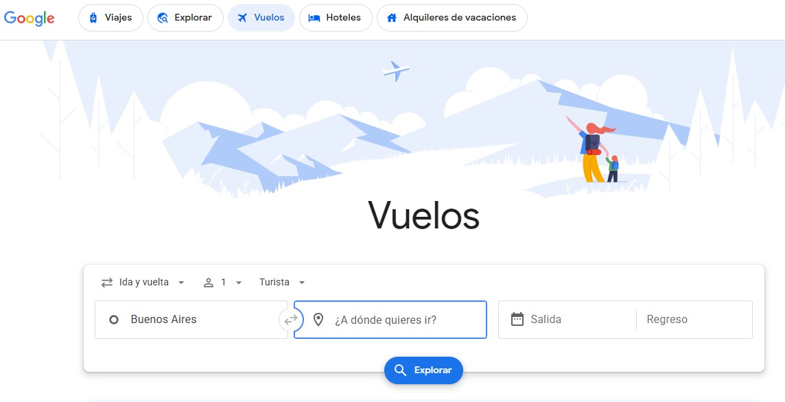 Google Vuelos lanza una nueva herramienta con IA
