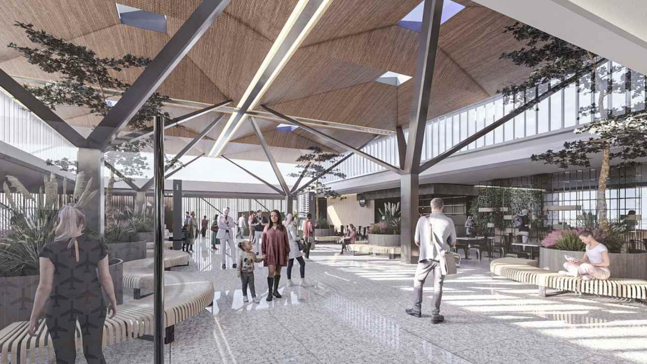 Así se verá el nuevo hall del Aeropuerto de Córdoba tras la remodelación anunciada hoy