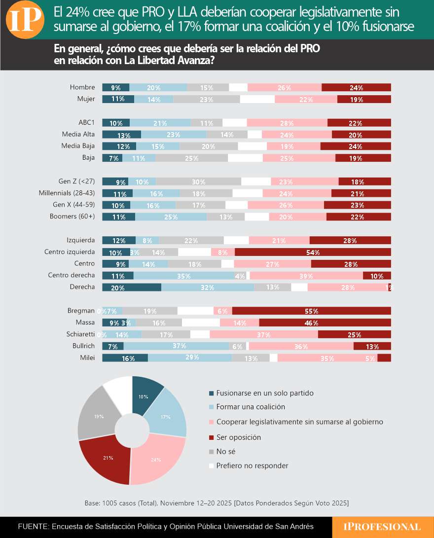 El PRO tiene apoyo para colaborar con el Gobierno sin sumarse, pero crece la postura opositora