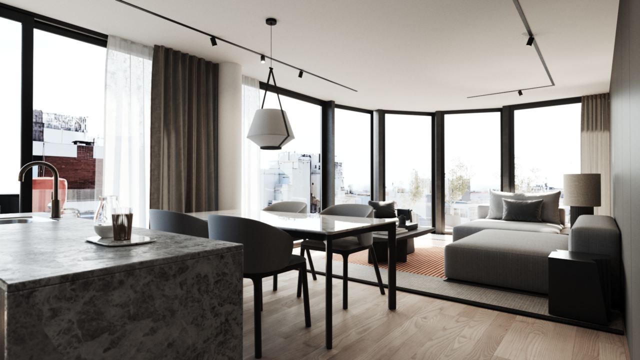 Cada unidad tendrán terrazas amplias, materiales premium y tecnología de última generación