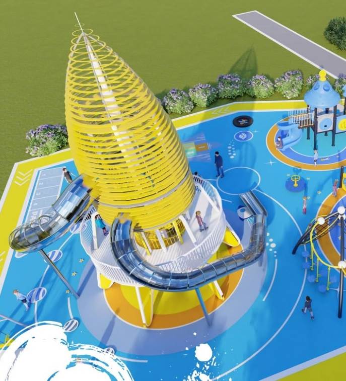 Así será el mega tobogán del nuevo shopping que abrirá en Mar del Plata