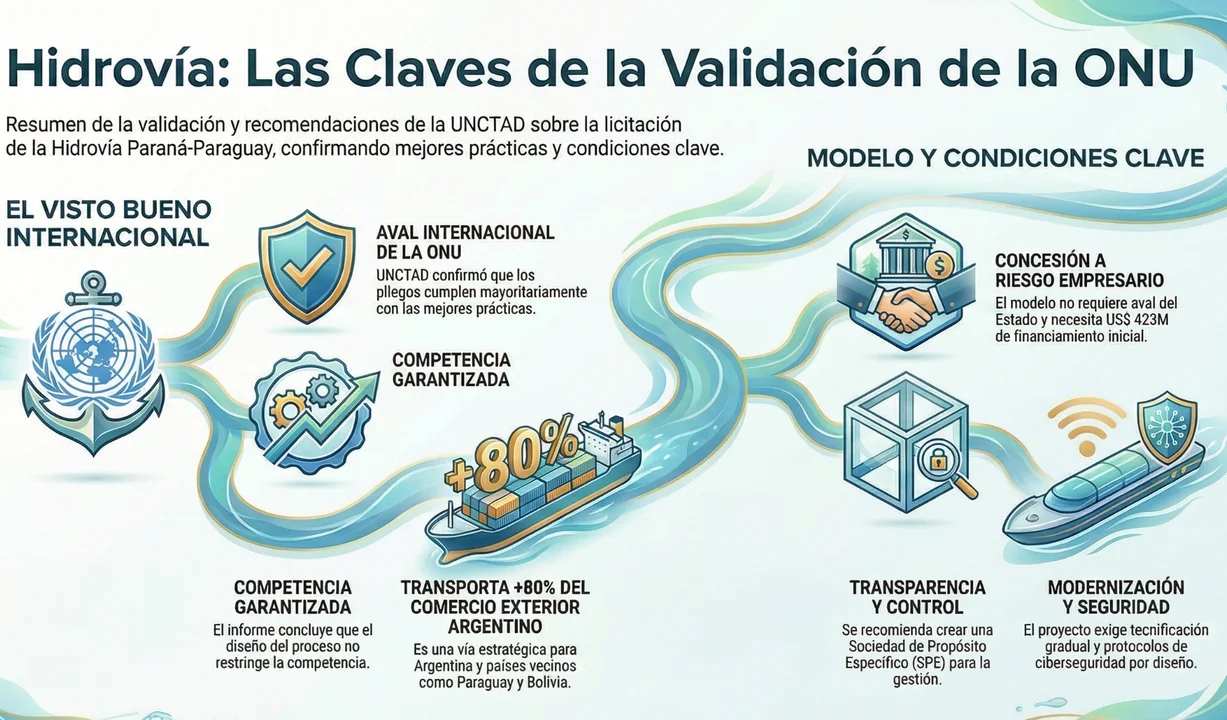 El proceso de licitación de la Hidrovía