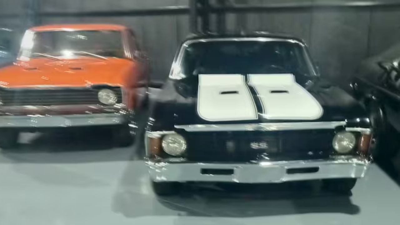 Algunos de los autos de colección que había en la quinta de Pilar