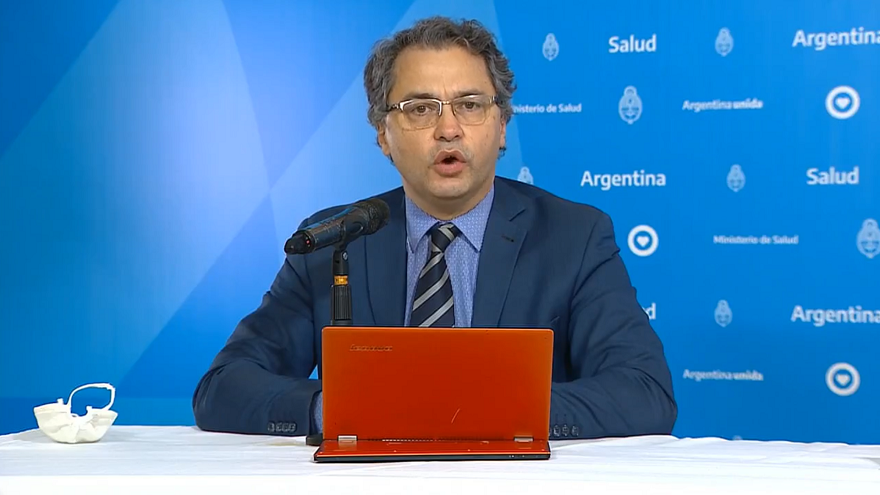 El Dr. Alejandro Costa informa diariamente acerca de los números del coronavirus en Argentina