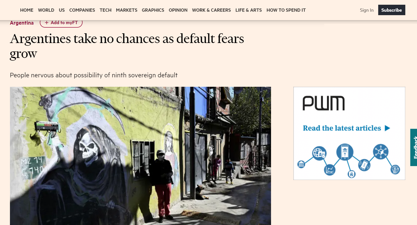 Este es el artículo del Financial Times