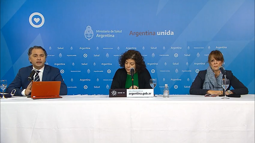 Las autoridades sanitarias de la Nación, en el informe de este viernes por la mañana