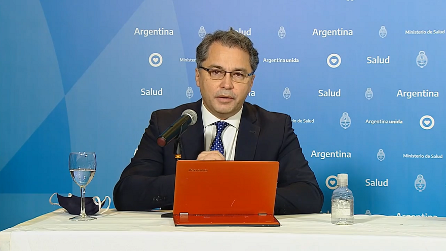 El ministerio de Salud informa diariamente la situación en relación a la pandemia