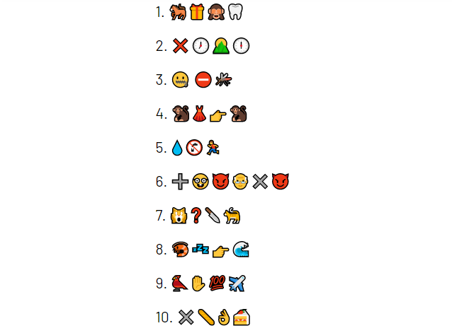 Qué refranes representan estos emoticones