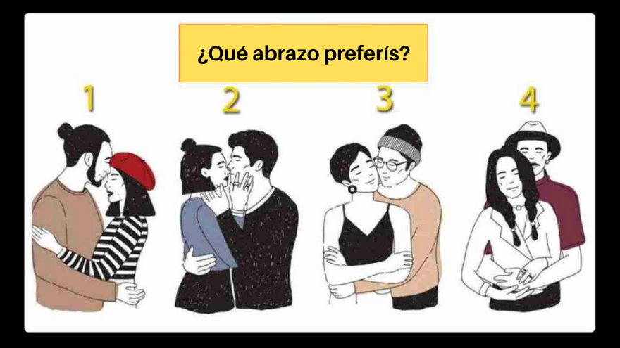 La forma de abrazar con la que te identifiques revela mucho sobre tu personalidad en las relaciones amorosas