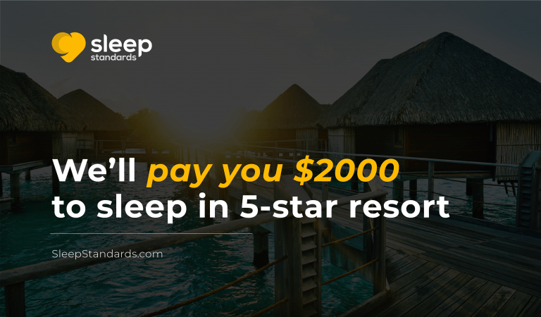Sleep Standards pagará a los candidatos seleccionados US$2.000 más gastos para dormir en hoteles 5 estrellas y contar su experiencia