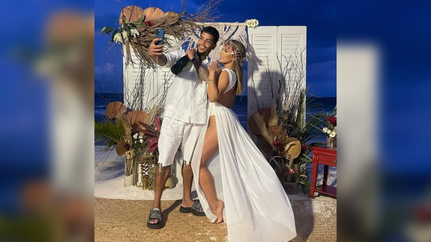 La pareja se había casado el pasado 8 de mayo en las playas de Tulum, México