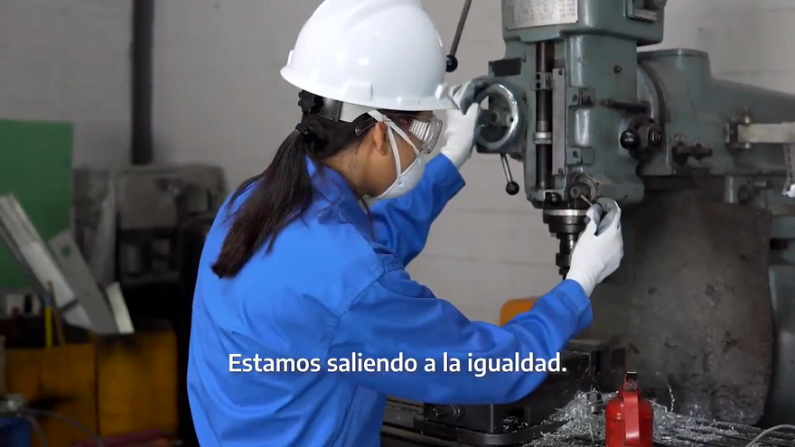 Una de las imágenes del spot de propaganda del Frente de Todos