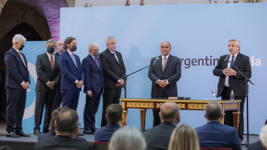 Alberto Fernández le tomó juramento a los nuevos miembros del Gabinete