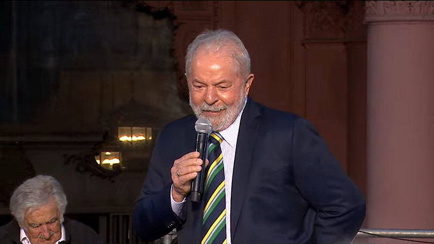 Lula Da Silva dio un discurso en la celebración del Día de la Democracia