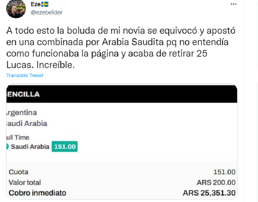 El novio de la joven compartió la insólita noticia en Twitter y se viralizó en minutos.