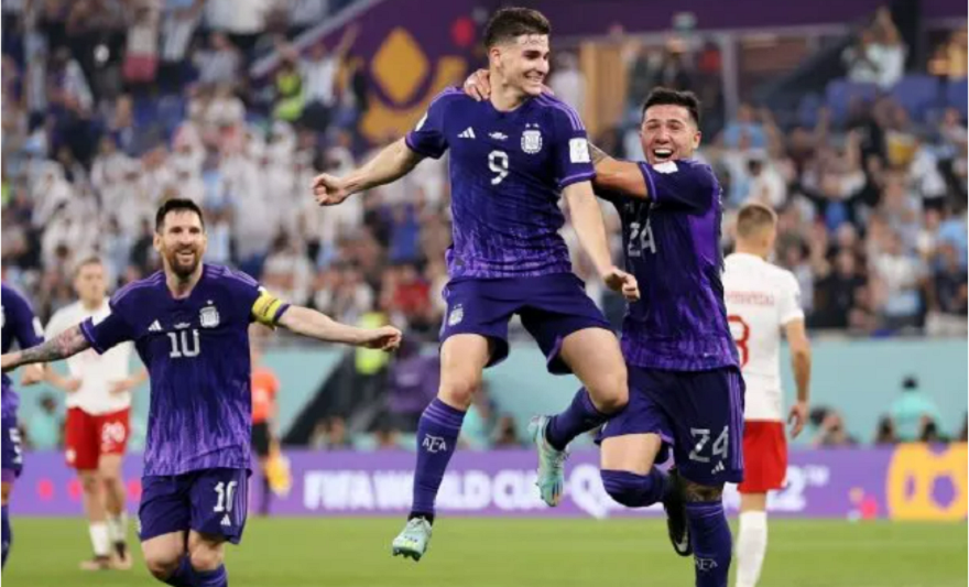 Julián Álvarez y su crecimiento en la Selección argentina