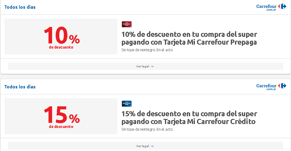 Descuentos con Mi Carrefour