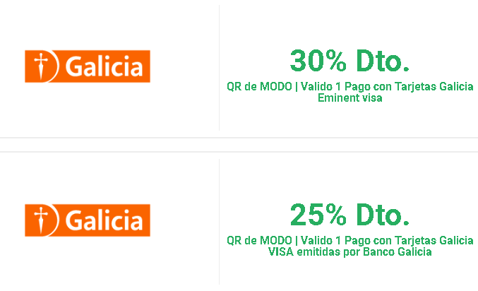 Banco Galicia tiene importantes descuentos en supermercados Jumbo