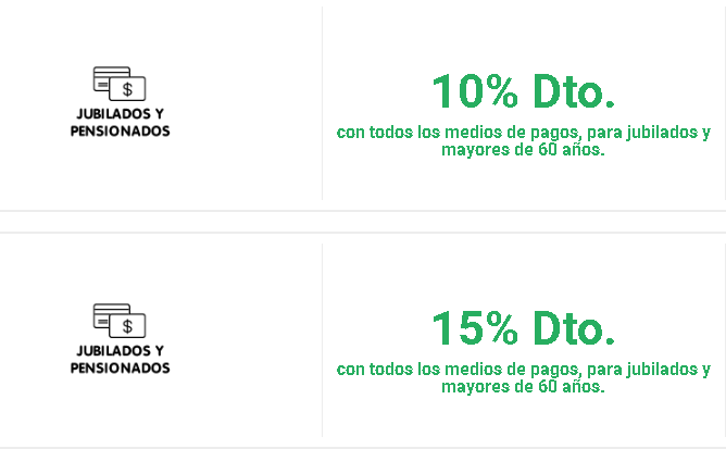 Los jubilados y pensionados tienen descuentos del 10 y el 15 por ciento en supermercados Jumbo.