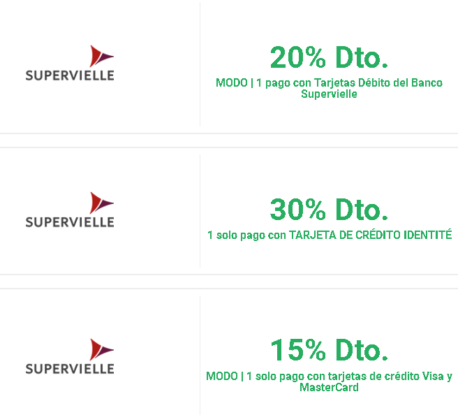 Banco Supervielle es uno de los que más descuentos tiene los días martes en supermercados Jumbo