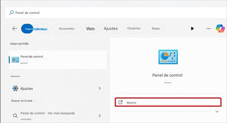 Luego, ubica la opción Ver por y selecciona Iconos grandes en el menú desplegable.