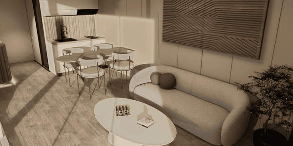 Las casas cápsula necesitan de conexiones básicas de agua, electricidad y cloacas.