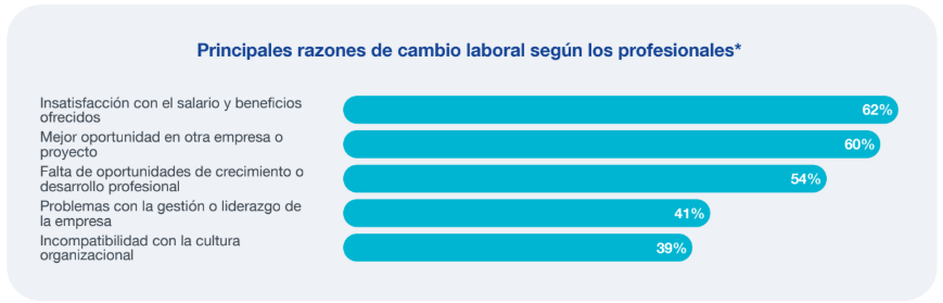Fuente: Estudio de Tendencias y Guía Salarial Argentina 2025, Michael Page