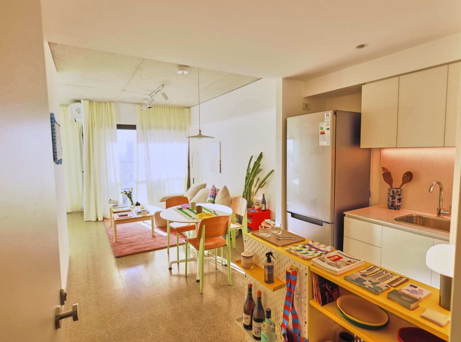 Interior de los departamentos Huergo 475